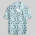 Chemise Hawaïenne à Poche - Chat au Travail
