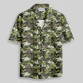 Chemise Hawaïenne à Poche - Dinosaure Camouflage