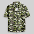 Chemise Hawaïenne à Poche - Dinosaure Camouflage