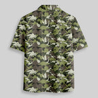 Chemise Hawaïenne à Poche - Dinosaure Camouflage