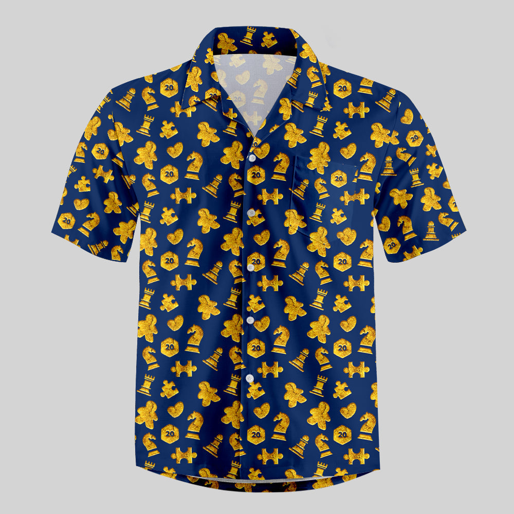 Chemise Hawaïenne à Poche - Jeu de Société Poulet Frit