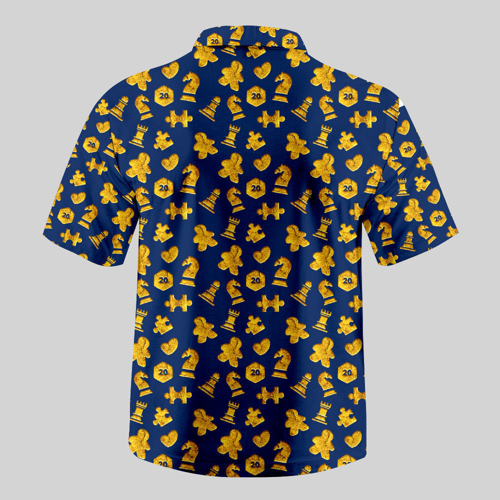 Chemise Hawaïenne à Poche - Jeu de Société Poulet Frit