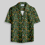 Chemise Hawaïenne à Poche - Dés de JDR Plantes Vert