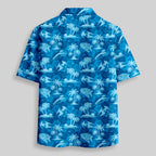 Chemise Hawaïenne à Poche - Avion Hawaïen Bleu