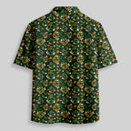 Chemise Hawaïenne à Poche - Dés de JDR Plantes Vert
