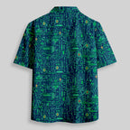 Chemise Hawaïenne à Poche - Carte Circuit Défectueuse Verte