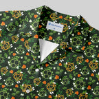 Chemise Hawaïenne à Poche - Dés de JDR Plantes Vert