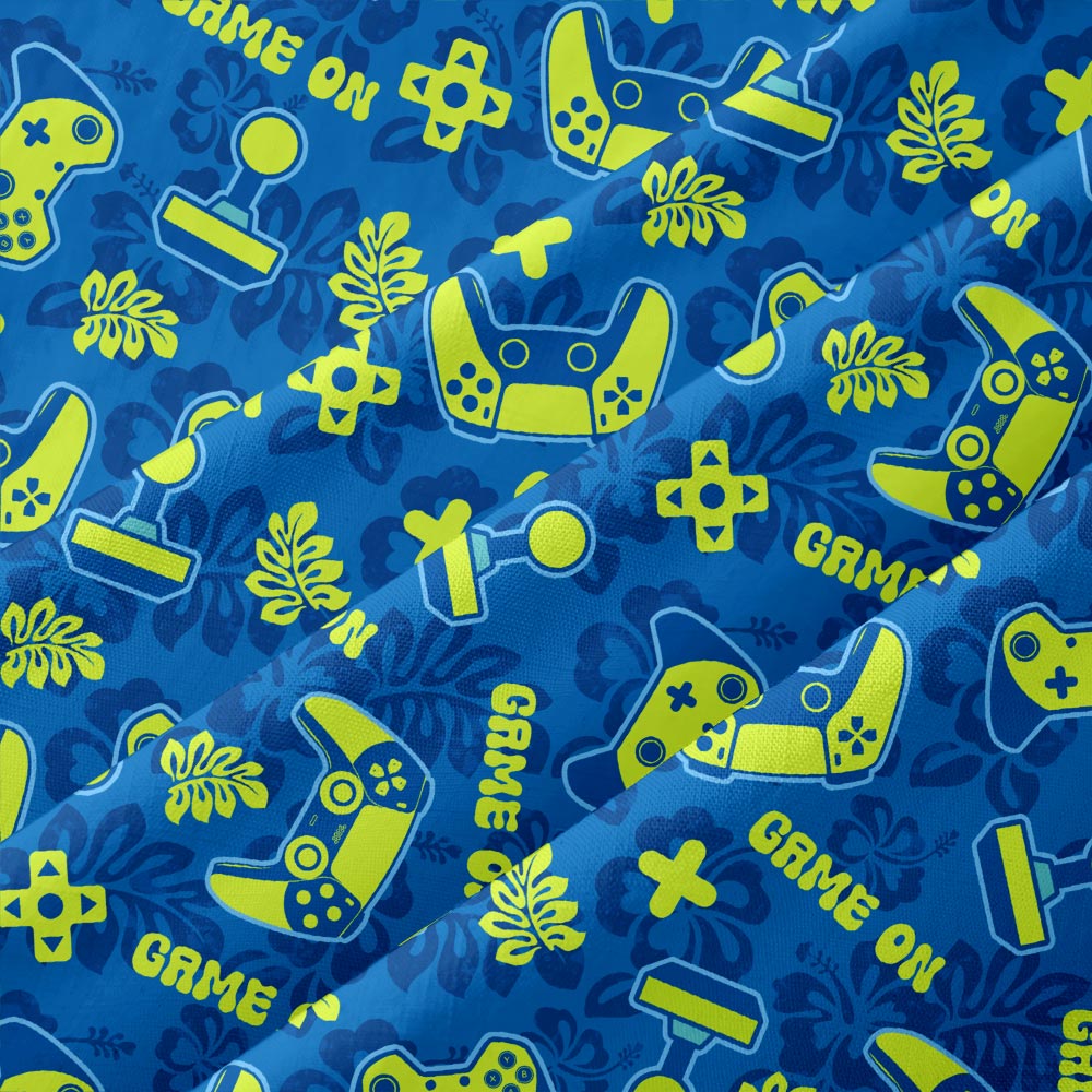 Chemise Hawaïenne à Poche - Partie Lancée Manette Jaune