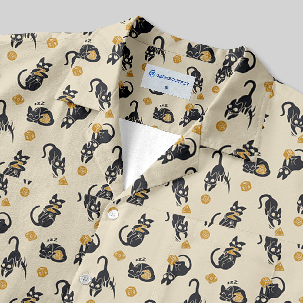 Chemise Hawaïenne à Poche - Chats du Coup Critique