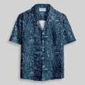 Chemise Hawaïenne à Poche - Carte Circuit Défectueuse Bleue