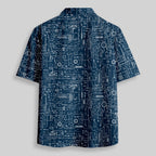 Chemise Hawaïenne à Poche - Carte Circuit Défectueuse Bleue