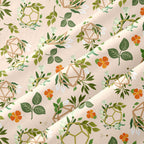 Chemise Hawaïenne à Poche - Dés de JDR Plantes Blanc Cassé