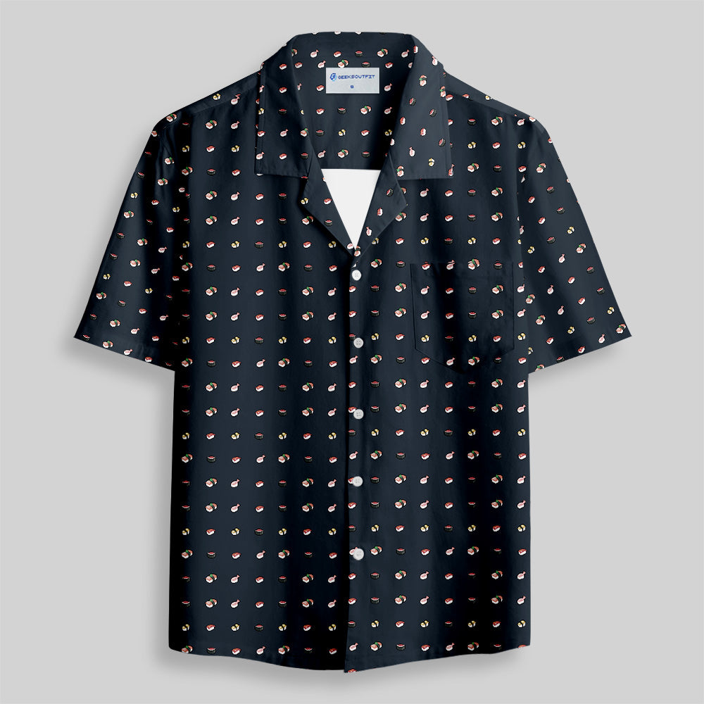 Chemise Hawaïenne à Poche - Ambiance Sushi