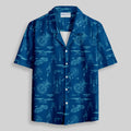 Chemise Hawaïenne à Poche - Dessin au Trait de Vaisseau Spatial
