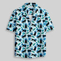 Chemise Hawaïenne à Poche - Chat en Pixel