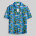 Chemise Hawaïenne à Poche - Espace Pixel Science-Fiction