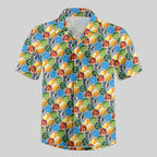 Chemise Hawaïenne à Poche - Imprimé Intégral Jeux de Société