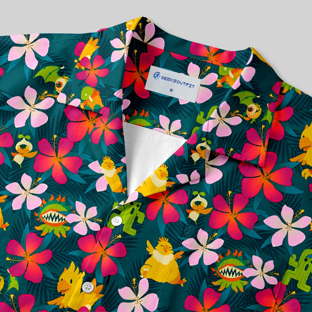 Chemise Hawaïenne à Poche - Créature Invoquée
