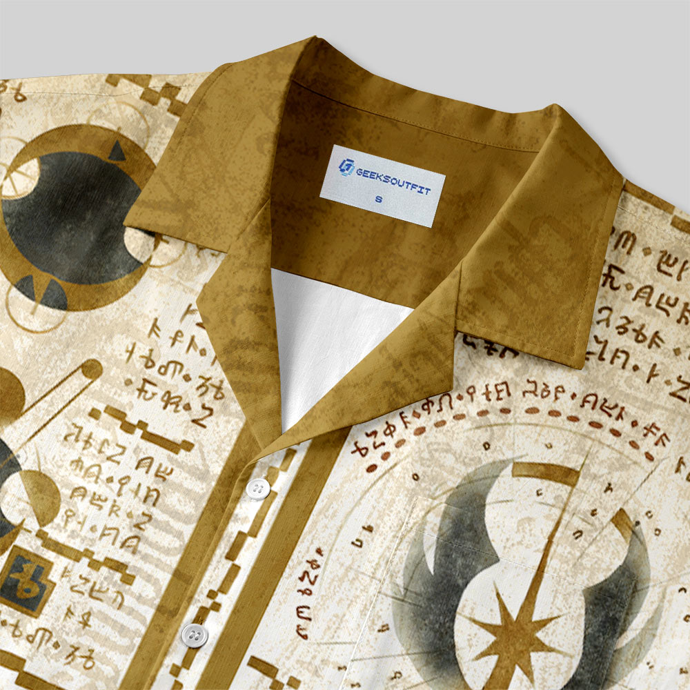 Chemise Hawaïenne à Poche - Texte Sacré des Jedi
