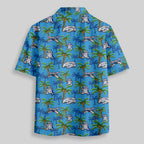Chemise Hawaïenne à Poche - Espace Pixel Science-Fiction
