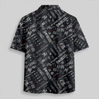 Chemise Hawaïenne à Poche - Armes de Guerre Spatiale Noir