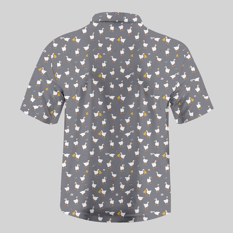 Chemise Hawaïenne à Poche - Jeu de l'Oie Trois