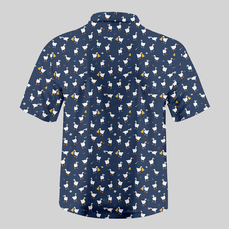 Chemise Hawaïenne à Poche - Jeu de l'Oie Célèbre
