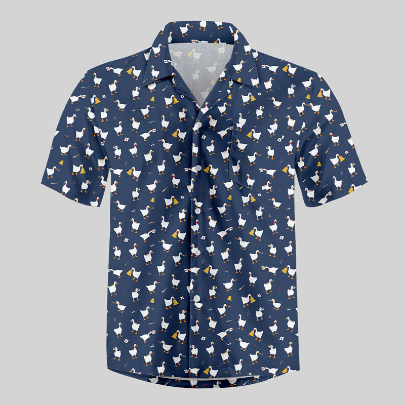 Chemise Hawaïenne à Poche - Jeu de l'Oie Célèbre