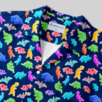 Chemise Hawaïenne à Poche - Dinosaures en Bonbon Acidulé
