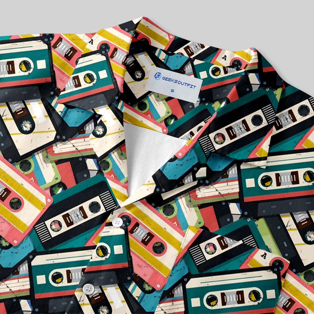 Chemise Hawaïenne à Poche - Cassette Rétro