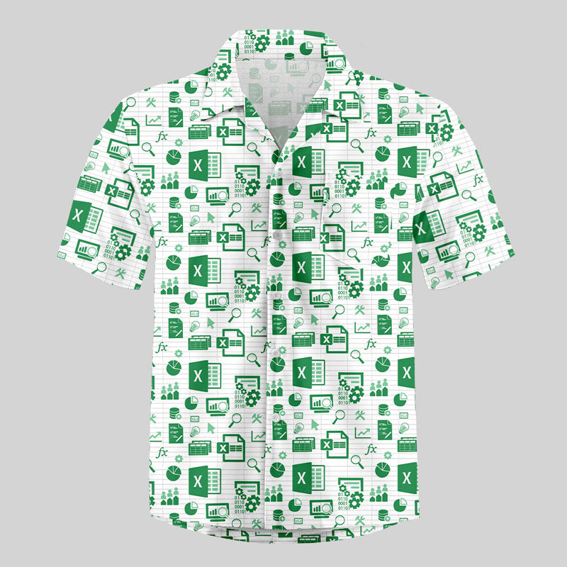 Chemise Hawaïenne à Poche - Élégance Tableur Excel