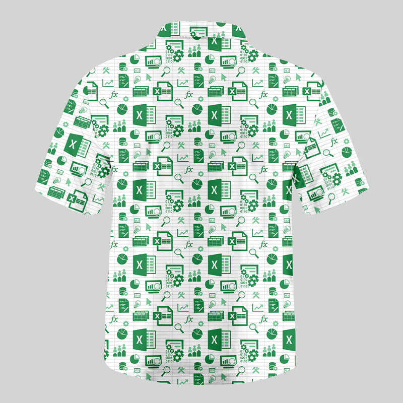 Chemise Hawaïenne à Poche - Élégance Tableur Excel