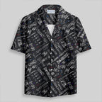 Chemise Hawaïenne à Poche - Armes de Guerre Spatiale Noir