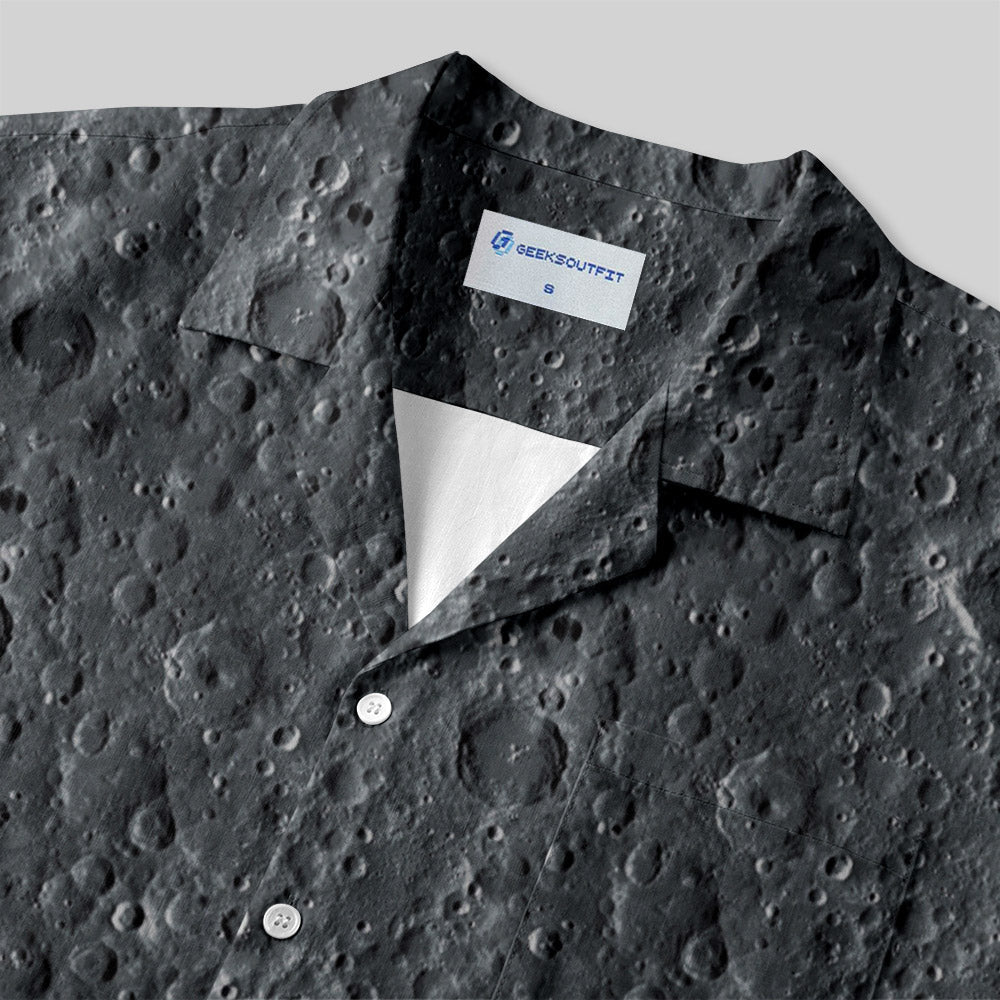Chemise Hawaïenne à Poche - Surface Lunaire