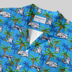 Chemise Hawaïenne à Poche - Espace Pixel Science-Fiction