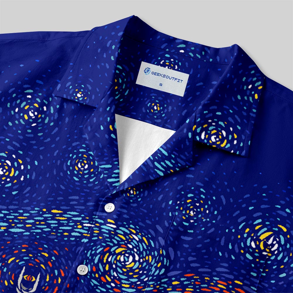 Chemise Hawaïenne à Poche - Club de Randonnée de la Nuit Étoilée
