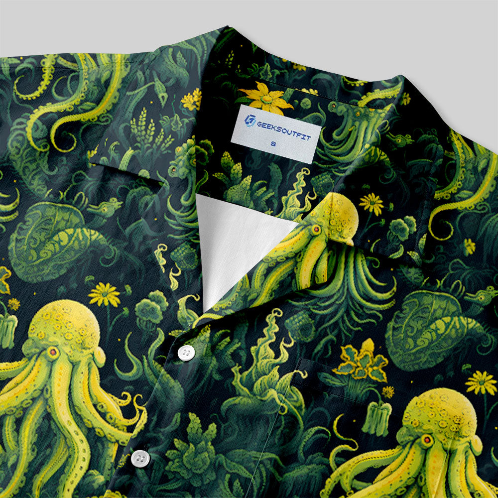 Chemise Hawaïenne à Poche - Cthulhu Le Mythe