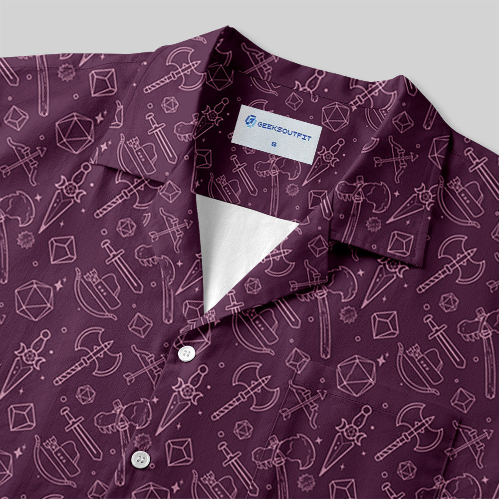Chemise Hawaïenne à Poche - Armes Médiévales de JDR