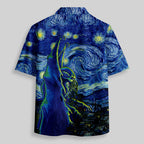 Chemise Hawaïenne à Poche - Cthulhu Nuit Étoilée