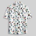 Chemise Hawaïenne à Poche - Scène Hawaïenne de Science-Fiction Drôle