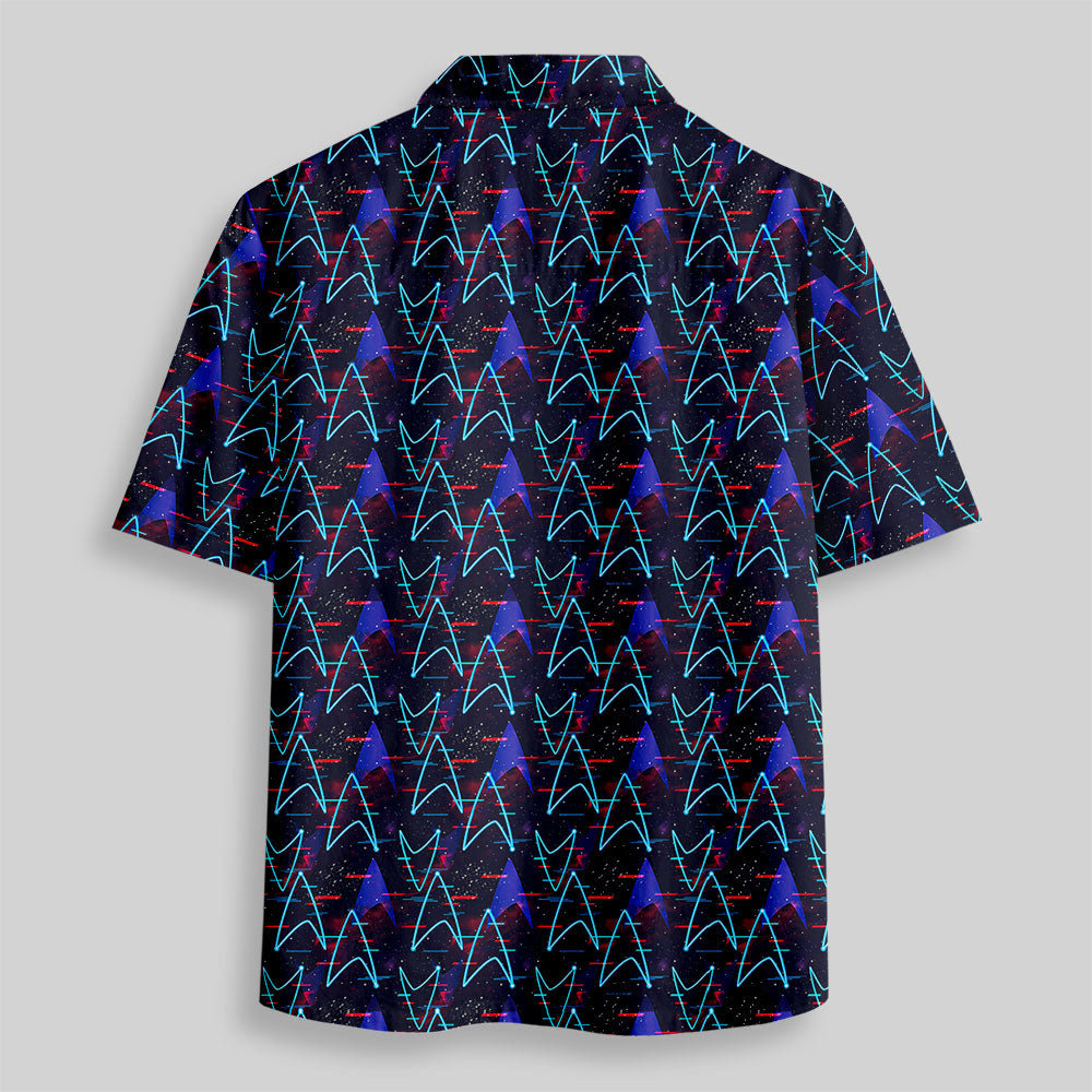 Chemise Hawaïenne à Poche - Icône Spatiale de Science-Fiction