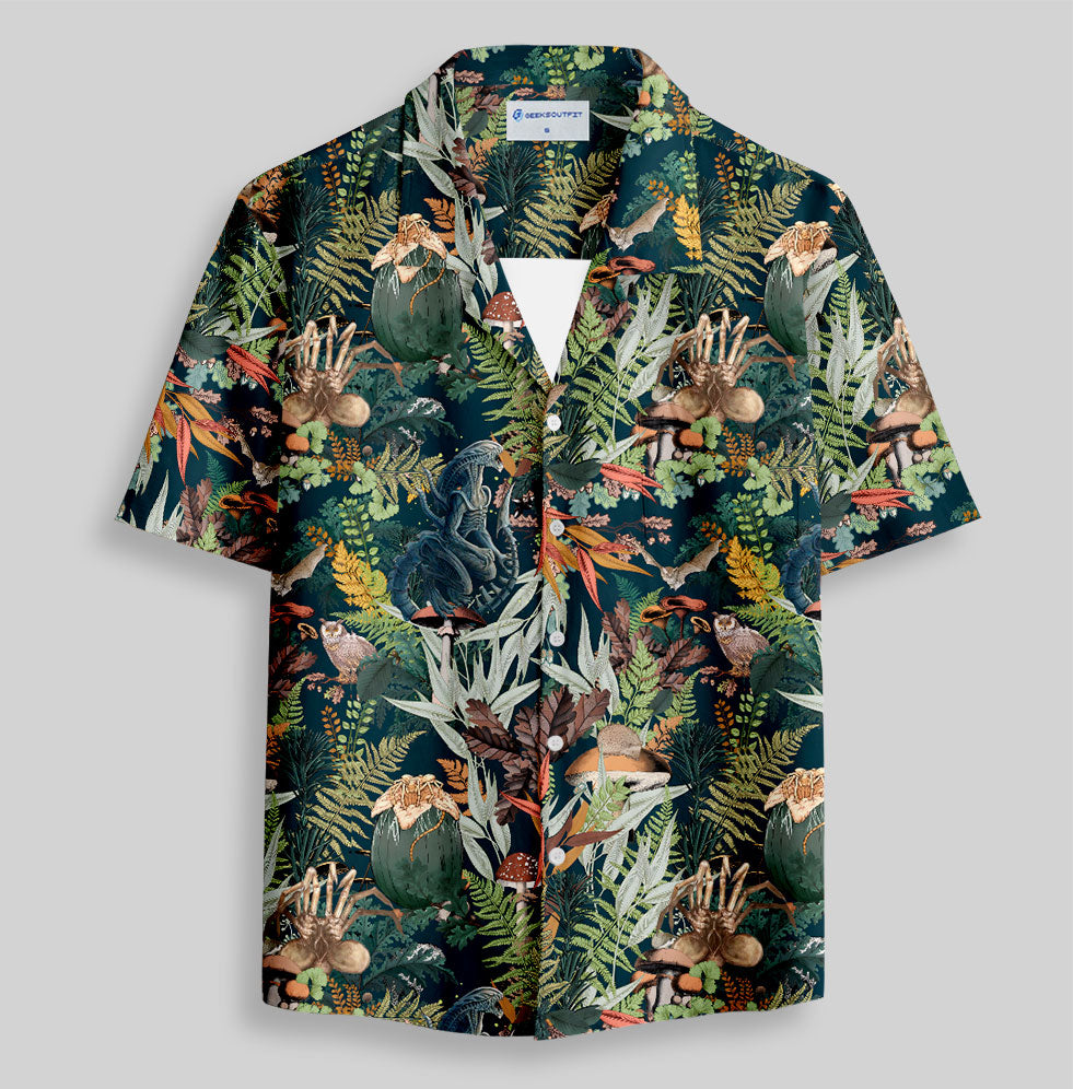 Chemise Hawaïenne à Poche - Extraterrestre de la Jungle