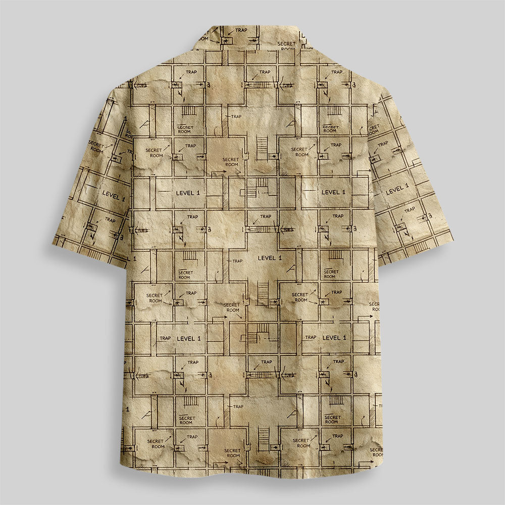 Chemise Hawaïenne à Poche - Le Jeu de Donjon