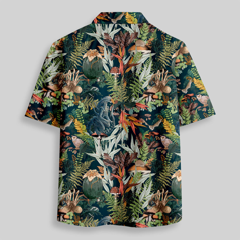Chemise Hawaïenne à Poche - Extraterrestre de la Jungle