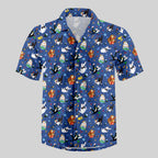 Chemise Hawaïenne à Poche - Jeu de Fantaisie Féline