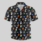 Chemise Hawaïenne à Poche - Jeu de Fantaisie Féline Deux