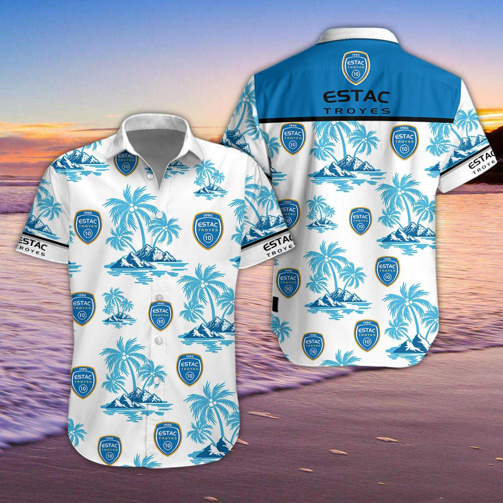 Chemise hawaïenne ESTAC Troyes 03 - Chemise Aloha Ligue 1