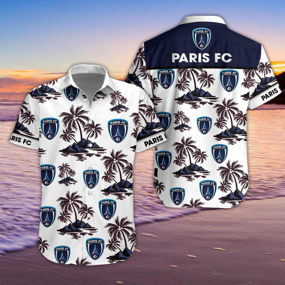 Chemise hawaïenne Paris FC 03 - Chemise Aloha Ligue 1