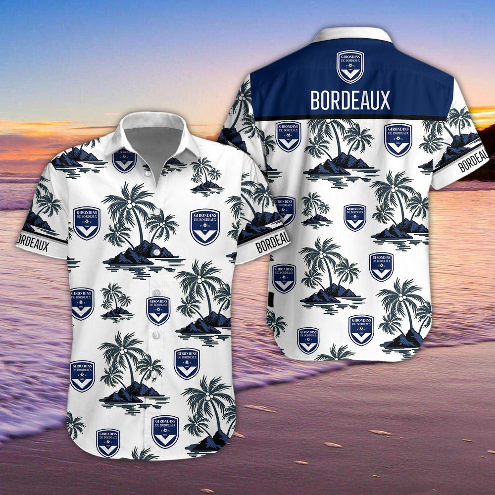Chemise hawaïenne Girondins de Bordeaux 03 - Chemise Aloha Ligue 1