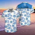 Chemise hawaïenne AJ Auxerre 03 - Chemise Aloha Ligue 1